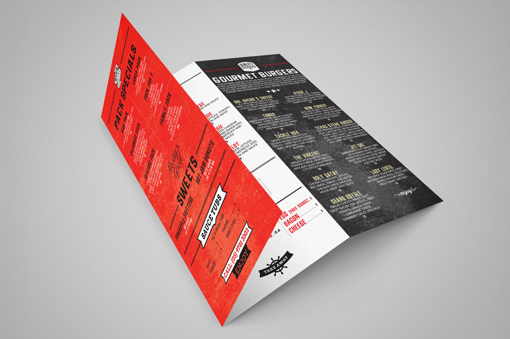 Sofia kiosk takeaway menu design food identity Melbourne